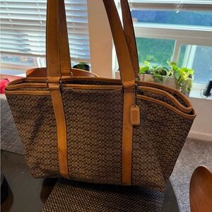 VINTAGE COACH XL Bag/ DIAPER BAG